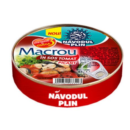 NAVODUL MACROU IN SOS PICANT 160G-SGOMBRO IN SALSA