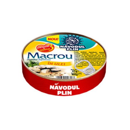 NAVODUL MACROU IN ULEI 160G-SGOMBRO IN OLIO