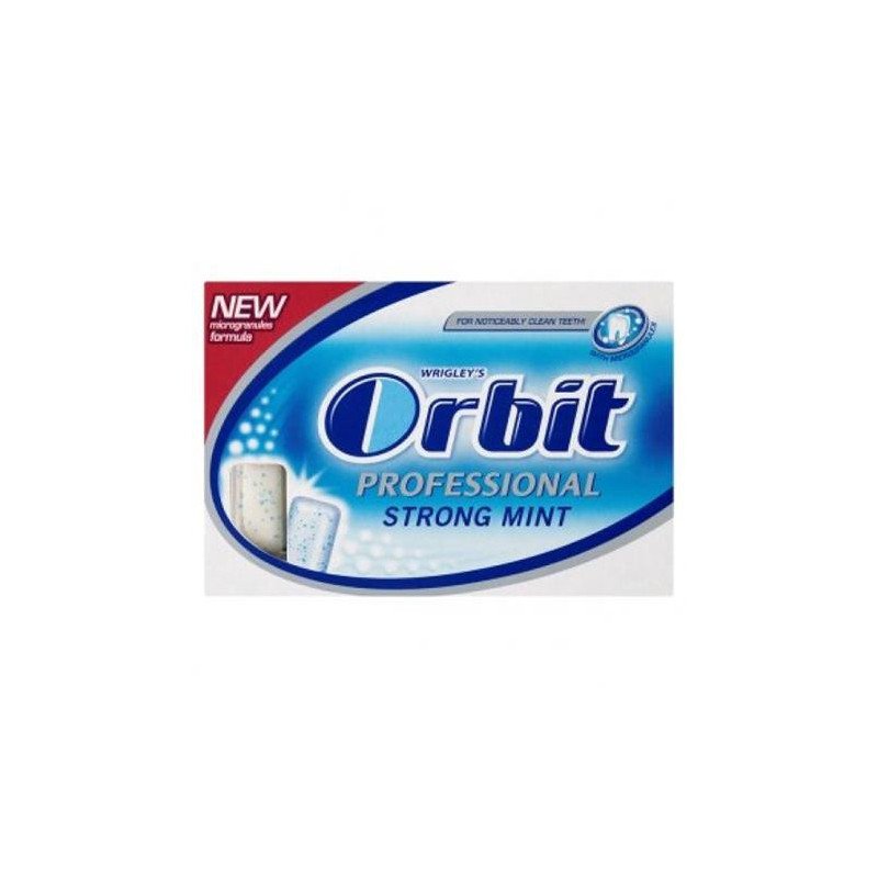 ORBIT PROF.STRONGMINT PASTILE 14G 30/BAX-gomma da masticare