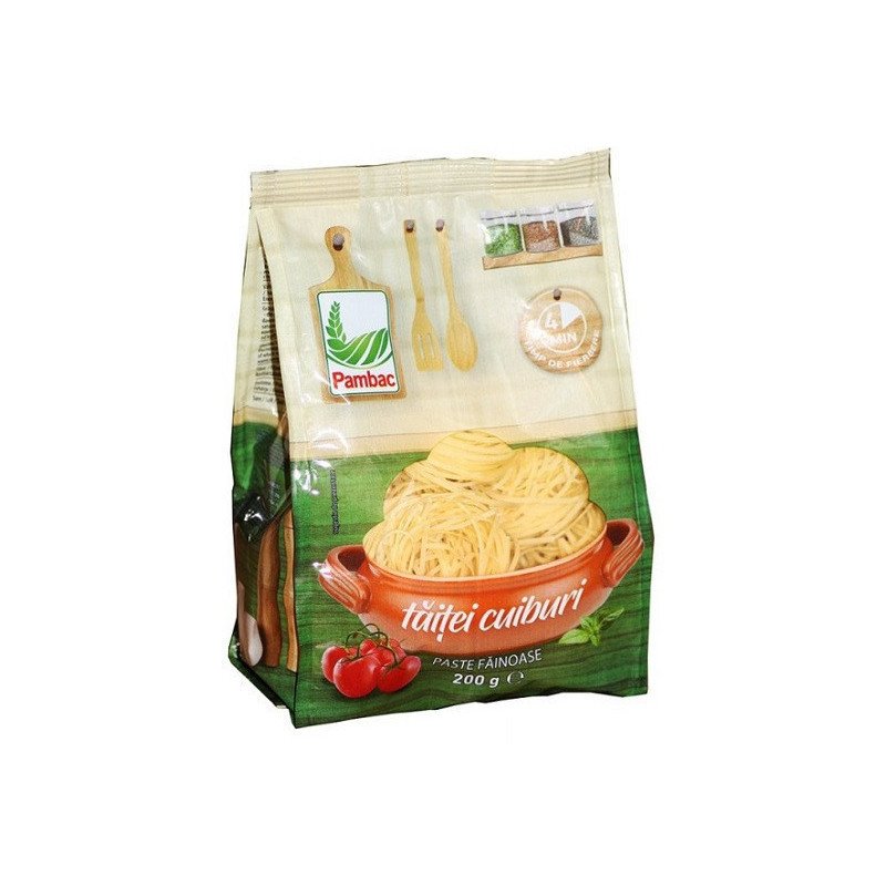 PAMBAC TAITEI CUIB 200GR/BAX21-PASTA TAGLIATELE