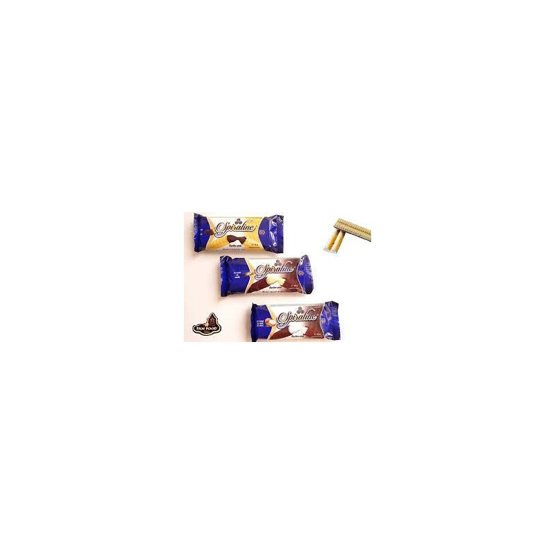 PAN FOOD NAPOLITANE SPIRALINE 104G 18/BAX LAMAIE -WAFER