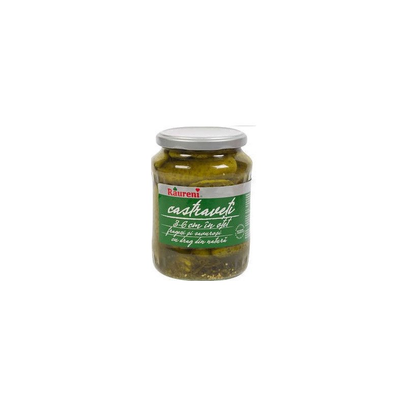 RAURENI CASTRAVETI IN OTET 3/6CM 680G-CETRIOLI SOTTACETO