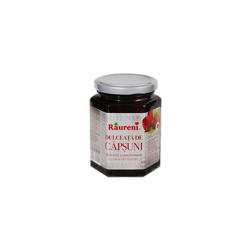 RAURENI DULCEATA CAPSUNI 270G 6/BAX- CONFETTURA DI FRAGOLA