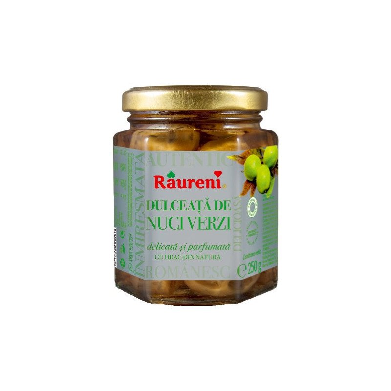 RAURENI DULCEATA DE NUCI VERZI 270G 6/BAX- CONFETTURA DI NOCI