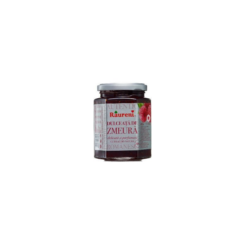 RAURENI DULCEATA DE ZMEURA 350G 6/BAX- CONFETTURA DI LAMPONI