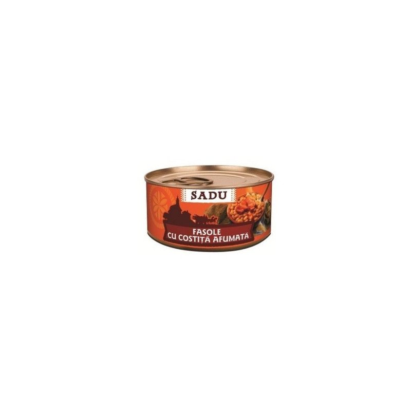 SCANDIA SADU FASOLE TARAN.CU COSTITA AF.400G-FAGIOLI CON COSTINE