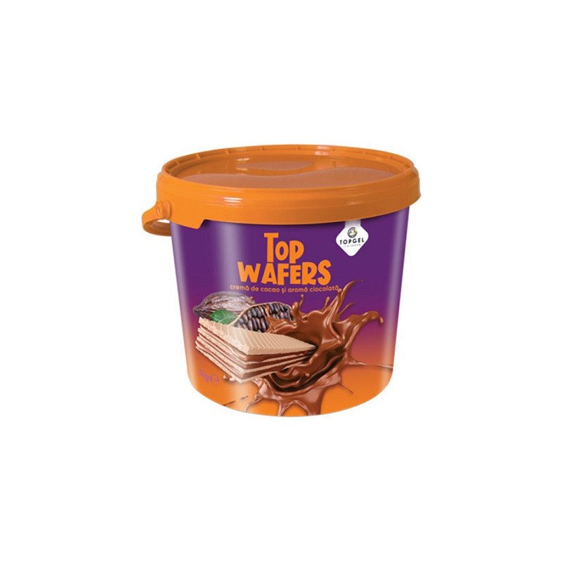 TOP GEL NAPOLITANE CREMA CACAO- ROM 900G - Wafer