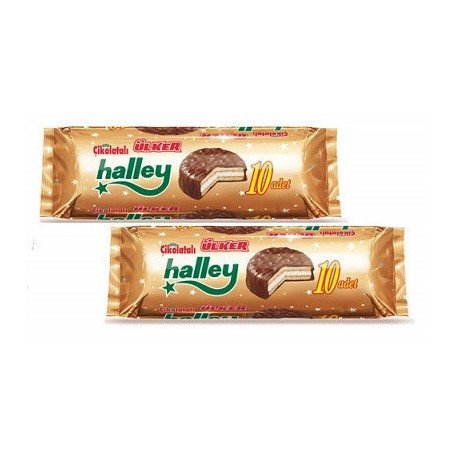 ULKER HALLEY BISC CIOCOLATA 30G 24/BAX-BISDCOTTO