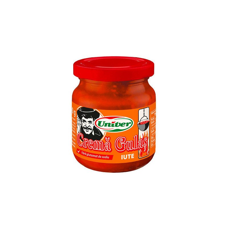 UNIVER CREMA DE GULAS IUTE BORCAN 210G 8/BAX-SALSA PER GULASH