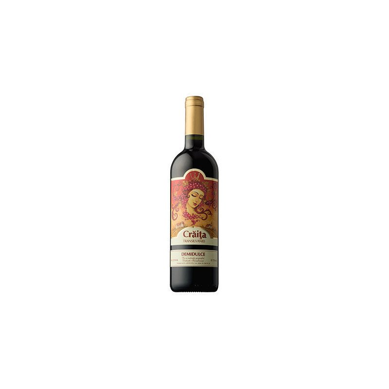 VIN JIDVEI CRAITA 0,75L ROSU DEMIDULCE-VINO "CRAITA! ROSSO DD
