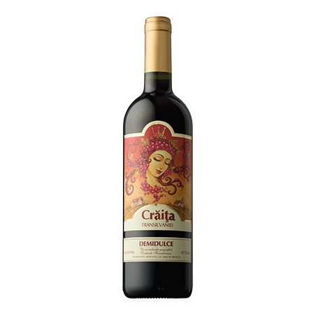 VIN JIDVEI CRAITA 0,75L ROSU DEMIDULCE-VINO "CRAITA! ROSSO DD
