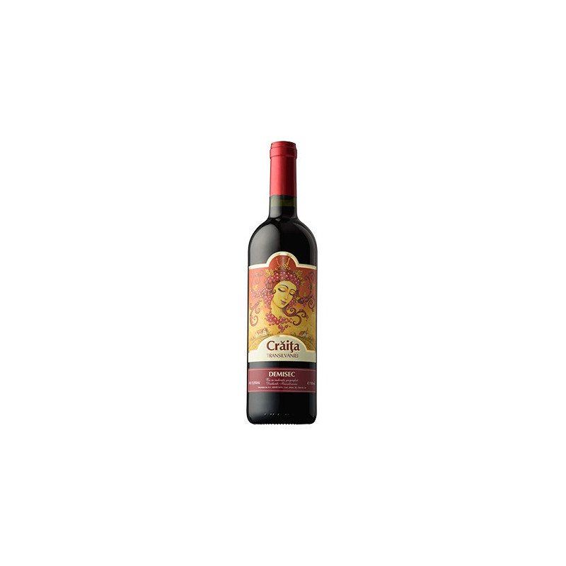 VIN JIDVEI CRAITA 0,75L ROSU DEMISEC-VINO "CRAITA! ROSSO DS