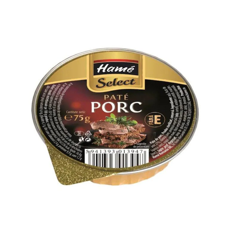 HAME PATE SELECT PORC 75G 12 BUC/BAX - PATE SUINO
