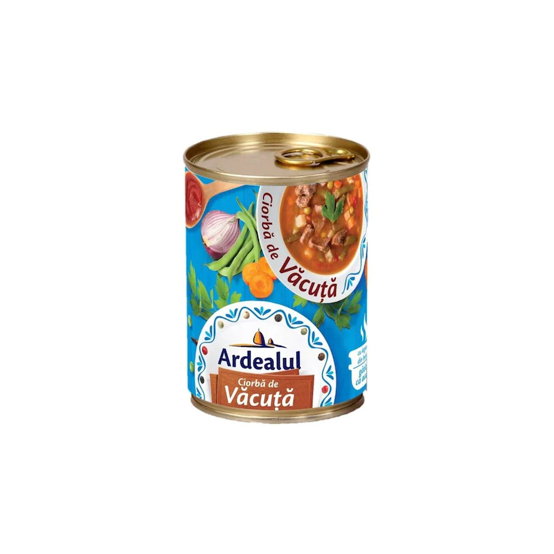 ARDEALUL CIORBA DE VITA 400G 6 BUC/BAX - ZUPPA DI BOVINA
