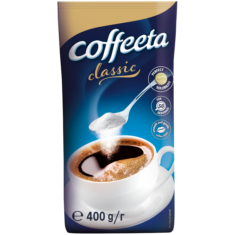 COFFETA CLASIC 400G 6/BAX- LATTE POLVERE PER CAFFE