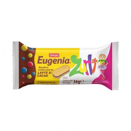 DOBROGEA EUGENIA ZURLI LAPTE SI CACAO 36G-BISCOTTI LATTE CACAO