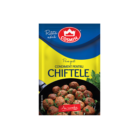 COSMIN CONDIM. DE CHIFTELE 20G-SPEZIE CARNE TRITATA