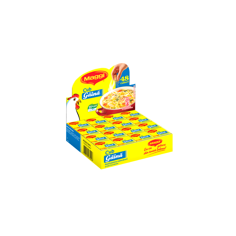 MAGGI CUBURI GAINA 10G 48/BAX-CUBETTI GALLINA