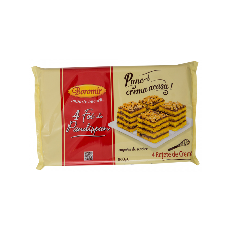 BOROMIR FOI PANDISPAN 380G 7/BAX-SFOGLIE PER DOLCI