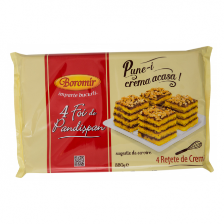 BOROMIR FOI PANDISPAN 380G 7/BAX-SFOGLIE PER DOLCI