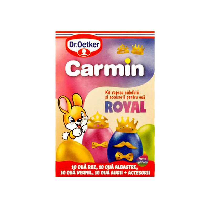 DR.OETKER KIT VOPSEA DE OUA ROYAL  4X5G 30/BAX-COLORANTE PER UOVA