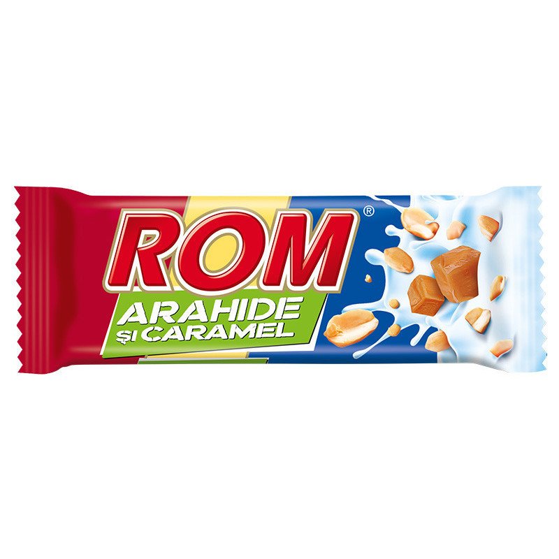KANDIA BATON CU ROM ARAHIDE SI CARAMEL29G 36/BAX -CIOCCOLATA CON RUM_cp