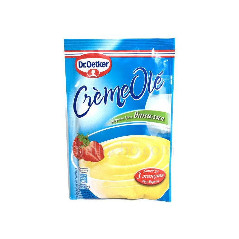 DR.OETKER CREME OLE VANILIE 80G 25/BAX