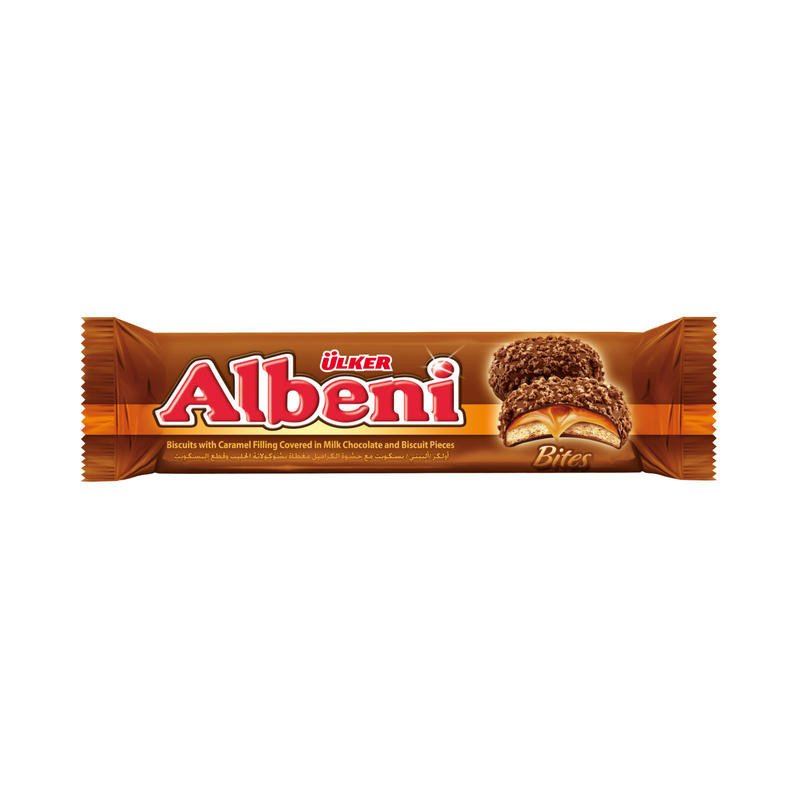 ULKER ALBENI BISCUITI CARAMEL 72G 24/BAX-BISDCOTTO