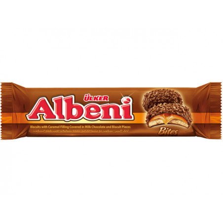 ULKER ALBENI BISCUITI CARAMEL 72G 24/BAX-BISDCOTTO