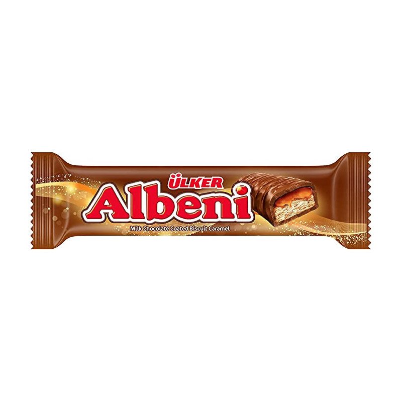 ULKER ALBENI  CARAMEL 31G 24/BAX-BISDCOTTO