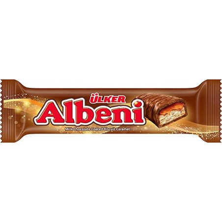 ULKER ALBENI  CARAMEL 31G 24/BAX-BISDCOTTO