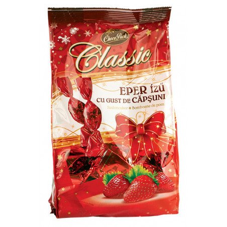 CHOCO PACK BOMB.POM CAPSUNA GLAZURA CACAO 300G 10/BAX-CARAMELLE