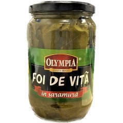 OLYMPIA FOI VITA IN SARAM. BORCAN 680G 6/BAX - FOGLIE DI VITE IN SALAMOIA