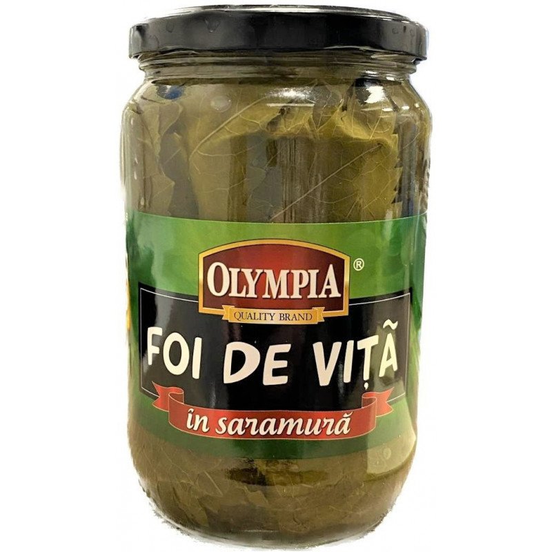 OLYMPIA FOI VITA IN SARAM. BORCAN 680G 6/BAX - FOGLIE DI VITE IN SALAMOIA