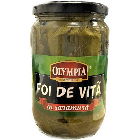 OLYMPIA FOI VITA IN SARAM. BORCAN 680G 6/BAX - FOGLIE DI VITE IN SALAMOIA