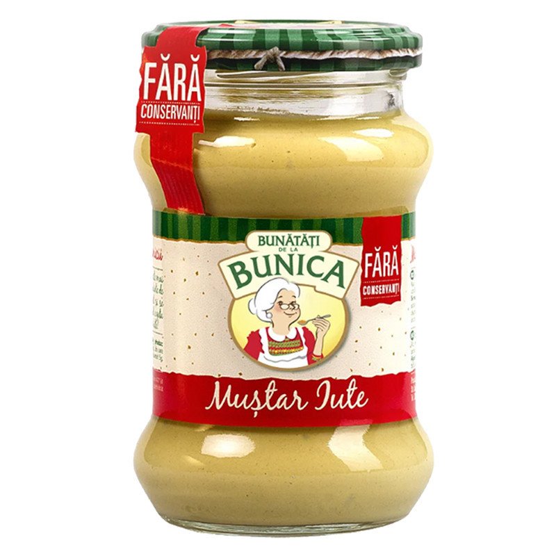 BUNICA MUSTAR IUTE 300GR 8/BAX-SENAPE