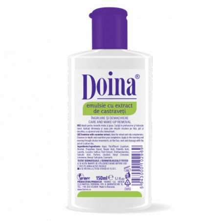 DOINA EMULSIE EXTRACT DE CASTRAVETI 150ML 6/BAX - DEMACCHIANTE DI CETRIOLI