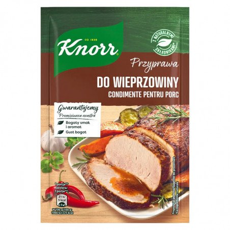 KNORR CONDIMENTE PENTRU PORC  23G 21/BAX-BUSTA SPEZIE SUINO
