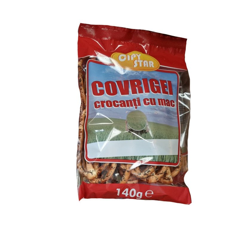 CIPY STAR COVRIGI CROCANTI CU MAC SI SARE 140G 16/BAX