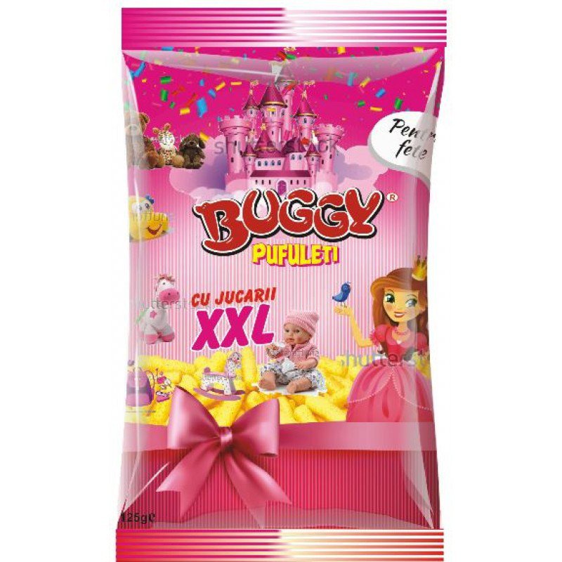 BUGGY PUFULETI XXL MIXT 125G 8/BAX-CORNETI MAIS