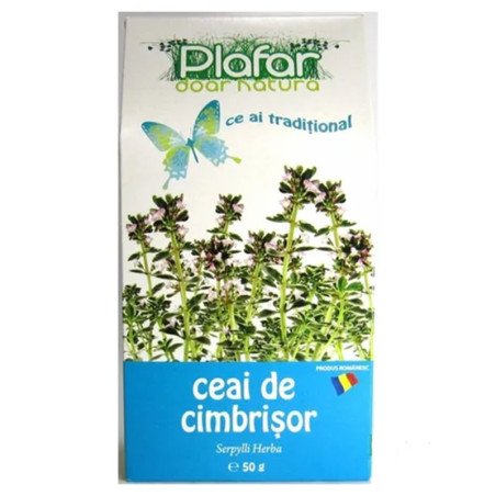 PLAFAR CEAI DE CIMBRISOR - SERPYLLI HERBA, CUTII 50G - TISANA