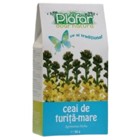 PLAFAR CEAI DE TURITA MARE - AGRIMONIAE HERBA, CUT. 50G - TISANA