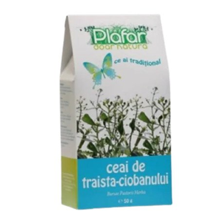 PLAFAR CEAI TRAISTA CIOBAN.-BURSAE PASTORIS HB, CUT 50G - TISANA