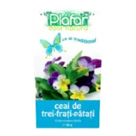 PLAFAR CEAI TREI FRATI PATATI-VIOLAE TRICOLHB PUNGI 50G - TISANA