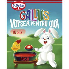 DR. OETKER VOPSEA DE OUA GALLUS ROSU 7 G