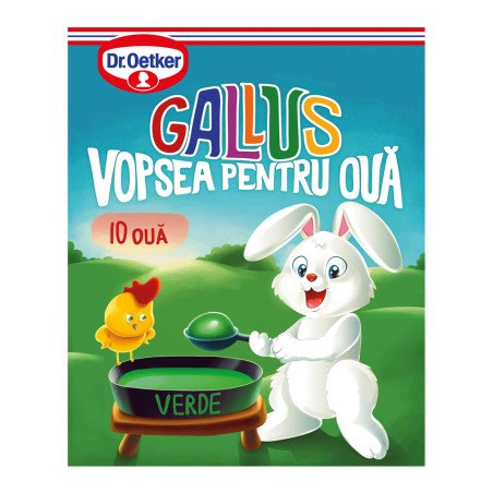 DR. OETKER VOPSEA DE OUA GALLUS VERDE 7 G