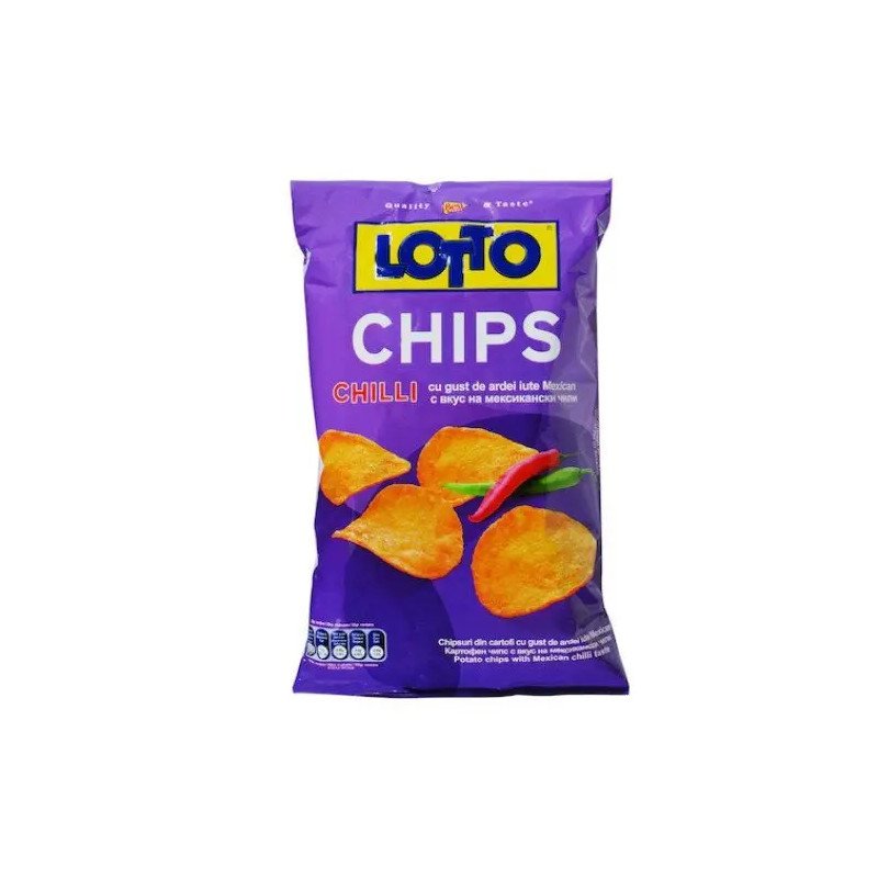 LOTTO CHIPS CHILI 60G/30BAX - CHIPS