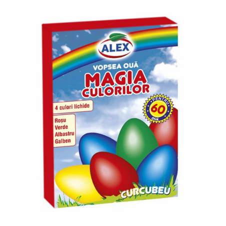 ALEX VOPSEA DE OUA MAGIA CULORILOR LICHID (4 CULORI)