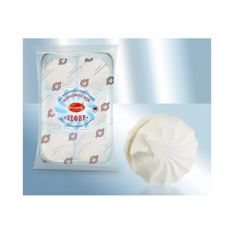BEZELE SIMPLE LAPTE CONDENSAT. 310GR BAX/12-Зефир "Сгущеное молоко"