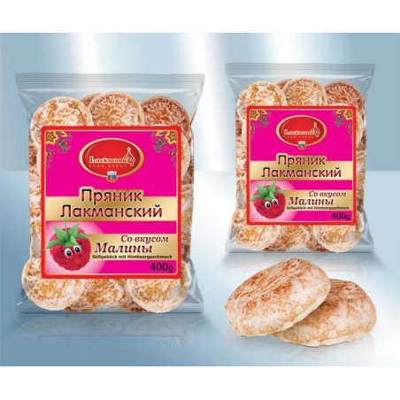 TURTA DULCE CU AROMA DE ZMEURA 20/400gr - Gingerbread